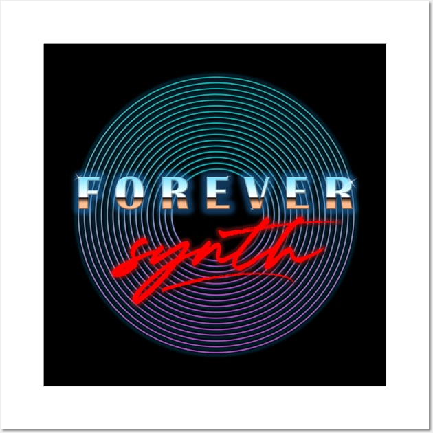 Forever Synth logo Wall Art by Forever Synth